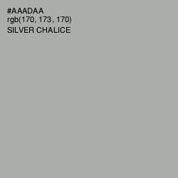 #AAADAA - Silver Chalice Color Image